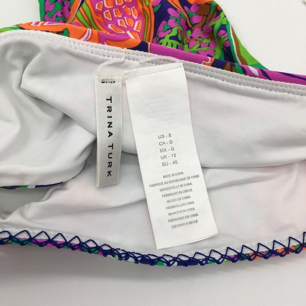 NWT Trina Turk Tropical Escape Bikini Bottoms - 8 - Picture 5 of 8